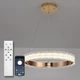 Люстра светодиодная подвесная Luminaria ERIKA 65W R485 GOLD с пультом - изображение 2