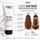 Професійна зволожуюча маска для волосся VIART Gloss Hair Mask з кератином та амінокислотами, 200 мл - зображення 2