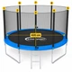Батут King Sport 435 см 14FT с защитной сеткой и лестницей, большой садовый батут до 150 кг - изображение 3