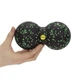 М'яч масажний подвійний Actiget EPP 8 x 16 см ACT0098 Black/Green (JDT-0850198) - зображення 2