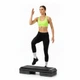 Степ-платформа 3-ступінчаста Actiget Pro 108 х 28.5 х 10-19.5 см ACT0121 Black/Grey (JDT-0850213) - зображення 9