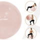 М'яч для фітнесу (фітбол) Actiget 65 см з насосом ACT0143 Light Pink - зображення 6