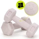 Гантелі Actiget Hex 2 x 0.5 кг ACT0155 Light Pink - зображення 4