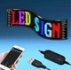 Гибкая светодиодная LED панель Глаза на авто 12x59,5 см, USB питание, Bluetooth и пульт, 1024 диода, RGB - изображение 7