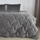 Одеяло полуторное ТЕП VELOUR 1-04870_34535 150х210 см темно-серое 5192269 - изображение 1
