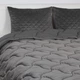 Одеяло полуторное ТЕП VELOUR 1-04872_34537 150х210 см темно-серое 5192252 - изображение 3