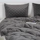 Одеяло полуторное ТЕП VELOUR 1-04872_34537 150х210 см темно-серое 5192252 - изображение 4