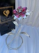 Фігурка з камінням Swarovski Квітка 13,5 см 1601923 - зображення 1