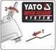 Пилкові насадки YATO YT-34684 для реноватора, 3 шт, 40×28,5 мм, BIM-сталь - зображення 4
