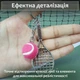 Брелок для ключей теннис брелоки брелки на ключи сумку рюкзак портфель зеркало автомобиля теннисный мячик и ракетка автомобильная подвеска в машину спортивный сувенирный металлический Розовый 99_9_0_2C - изображение 2