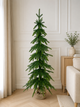 Елка искусственная Forest Elf Green Mix в мешковине, узкая литая 140 см зеленая - изображение 3