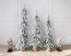 Елка литая заснеженная Forest Elf Snow 140 см узкая в мешковине - изображение 6