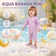 Дитячий купальний комбінезон з довгим рукавом для басейну та моря AQUA BANANA MINI бузковий з бананами, зріст 110–125 см - зображення 2