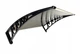 Козырек для двери из поликарбоната Metal-gum KlasK60x100 100 х 60 см навес для балкона Коричневый - изображение 6