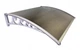 Козырек для двери из поликарбоната Metal-gum KlasK60x100 100 х 60 см навес для балкона Коричневый - изображение 7