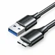 Дата кабель UGREEN USB 3.0 A Male to Micro USB B 3.0 Male 0.5 м Black (US130) - зображення 1