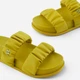 Женские шлепанцы Armani Exchange 952360727 38 (8US) 25 см Желтые (1159864725) - изображение 4