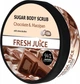 Сахарный скраб для тела Fresh Juice Chocolate & Marzipan 225 мл (4823015925788) - изображение 1
