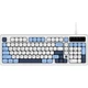 Клавіатура Ajazz AF98 USB UA White/Blue (AF98-GB) - зображення 1