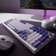Беспроводная механическая клавиатура Proove Gaming Slicker Special Edition White Purple, Huano Kobe, RGB, (2.4G/Bluetooth/USB) - изображение 6