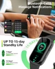 Смарт-часы Asmoda B7 с сеносорным экраном 1.47" HD с функцией Bluetooth-звонков, защитой IP68 и поддержкой 130+ спортивных режимов, мониторинг здорового, умные часы, фитнес браслет, часы с добавком - изображение 5