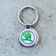 Металлический брелок Skoda - Брелок для ключей автомобиля Шкода - Chaban Souvenir - Автомобильный сувенир / Подарок автомобилисту, круглый (цвет металлик) ZSM_16 - изображение 3