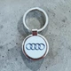 Металлический брелок Audi - Брелок для ключей автомобиля Ауди - Chaban Souvenir - Автомобильный сувенир / Подарок автомобилисту, круглый (цвет металлик) ZSM_06 - изображение 3