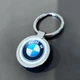 Металевий брелок BMW - Брелок для ключів автомобіля БМВ - Chaban Souvenir - Автомобільний сувенір / Подарунок автомобілісту, круглий (колір металік) ZSM_07 - зображення 2
