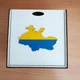Подарунковий патріотичний бокс для пакування солодощів цукерок та м'яких іграшок для дівчини або хлопця (к-14) - зображення 1