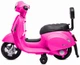 Детский электроскутер Vespa GTS лицензионный розовый (10027) - изображение 3