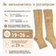 Гольфи компресійні для профілактики варикозу Zip Sox, еластичні стягуючі гольфи з блискавкою для зняття набряків і втоми ніг, покращення кровообігу, розмір S/M, 2 шт Бежеві, LY-105-S/M-Beige - зображення 4