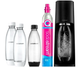 Сифон для газирования воды с картриджем на 60 литров и 3 бутылками SodaStream МС0177 - изображение 1