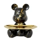 Органайзер ключниця миска Беарбрик Bearbrick з тацею Чорний (28825) - зображення 4