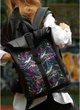 Жіночий міський рюкзак RollTop Sambag One з принтом ABSTRACT для ноутбука до 17 дюймів, чорний 60569 - зображення 7