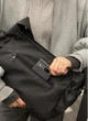 Женская сумка для ноутбука Sambag Flex Dart черная водоотталкивающая сумка через плечо для MacBook 13–14 дюймов 69043 - изображение 9