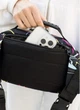 Женская сумка бананка через плечо из полиэстера городская Sambag Flex Pro с принтом ABSTRACT 60505 - изображение 6