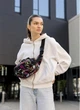 Женская сумка бананка через плечо из полиэстера городская Sambag Flex Pro с принтом ABSTRACT 60505 - изображение 11