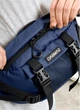 Чоловіча поясна сумка бананка Sambag DynamicDart синя велика містка водовідштовхувальна 62285 - зображення 9