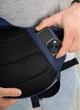 Чоловіча поясна сумка бананка Sambag DynamicDart синя велика містка водовідштовхувальна 62285 - зображення 11
