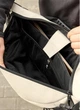 Мужская сумка-бананка под ноутбук Sambag Urban Laptop черная серая текстильная сумка-кроссбоди для ноутбуков до 14″ 51937 - изображение 5