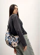 Женская сумка Sambag HOBO Dolly с принтом “Blue Flowers” модная повседневная сумочка 51908 - изображение 7