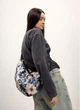 Женская сумка Sambag HOBO Dolly с принтом “Blue Flowers” модная повседневная сумочка 51908 - изображение 8