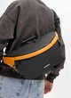 Мужская сумка-бананка под ноутбук Sambag Urban Laptop черно-оранжевая текстильная кросс-боди сумка для ноутбука до 14″ 51940 - изображение 7
