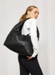 Женская сумка Sambag HOBO WEAVE черная 34x37x16 см эко-кожа для ноутбука до 17 дюймов Sambag 55170 - изображение 3
