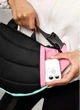 Жіноча поясна сумка бананка для планшета Sambag DynamicDart рожева з м’ятними елементами містка міська 62264 - зображення 6