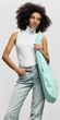 Женская сумка Sambag HOBO WEAVE мятная вместительная городская для ноутбука водоотталкивающая 62277 - изображение 2