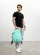 Мужской рюкзак Sambag Zard Neo мятный для ноутбука до 16 дюймов городской вместительный водоотталкивающий 62287 - изображение 4