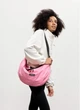 Жіноча сумка хобо Sambag HOBO Bag-glove рожева міська містка з утепленими кишенями 62265 - зображення 12