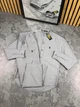 Мужской льняной костюм Polo Ralph Loren шорты+рубашка S серый (RL0002) - изображение 1