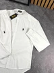 Мужской льняной костюм Polo Ralph Loren шорты+рубашка 2XL белый (RL0005) - изображение 2